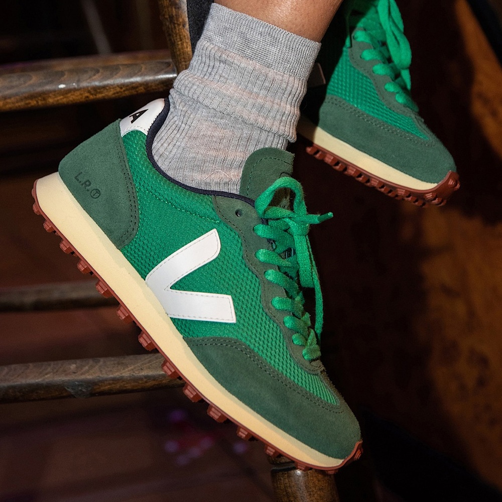 Veja Green Athletic Shoes
